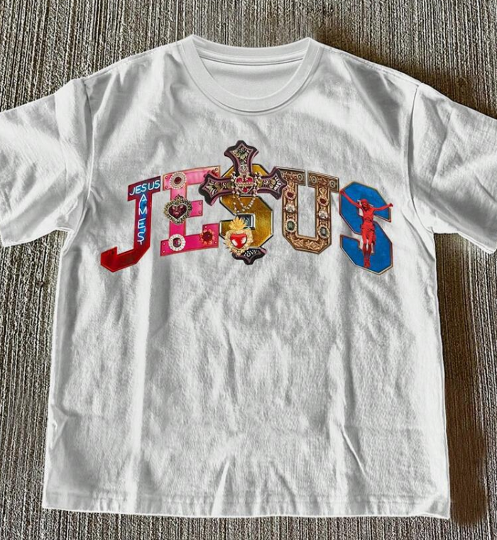 Jesus street wear boxy teeshirt